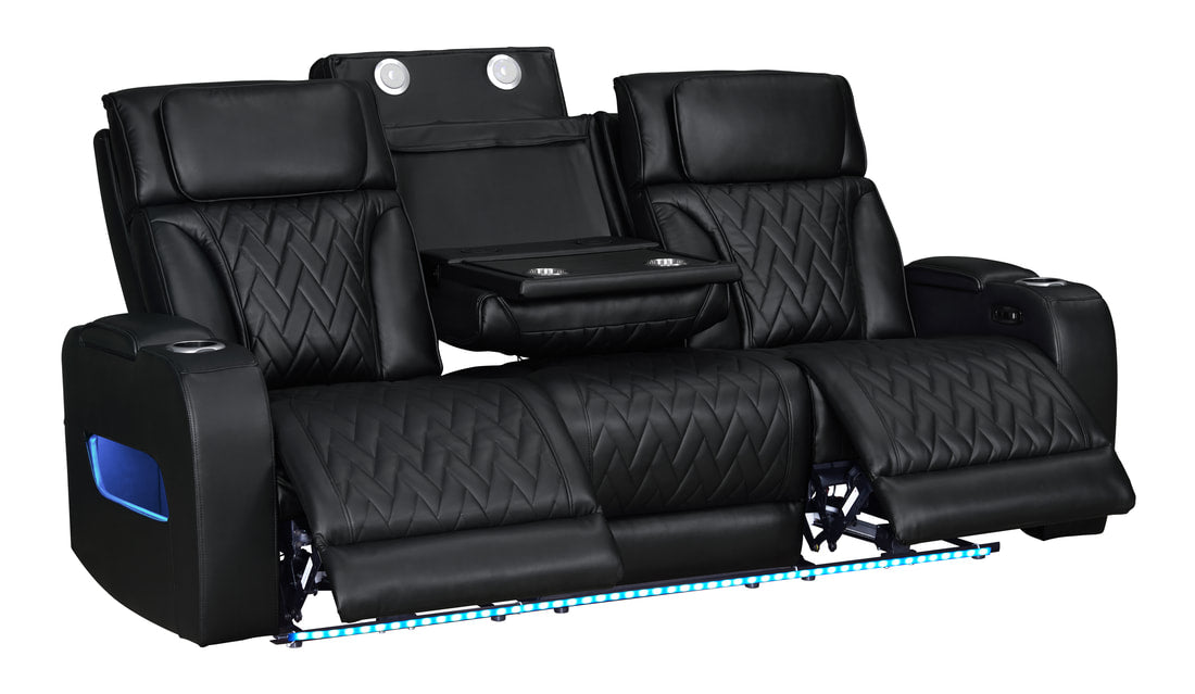 Skyline Black 3PC Power Reclining Set