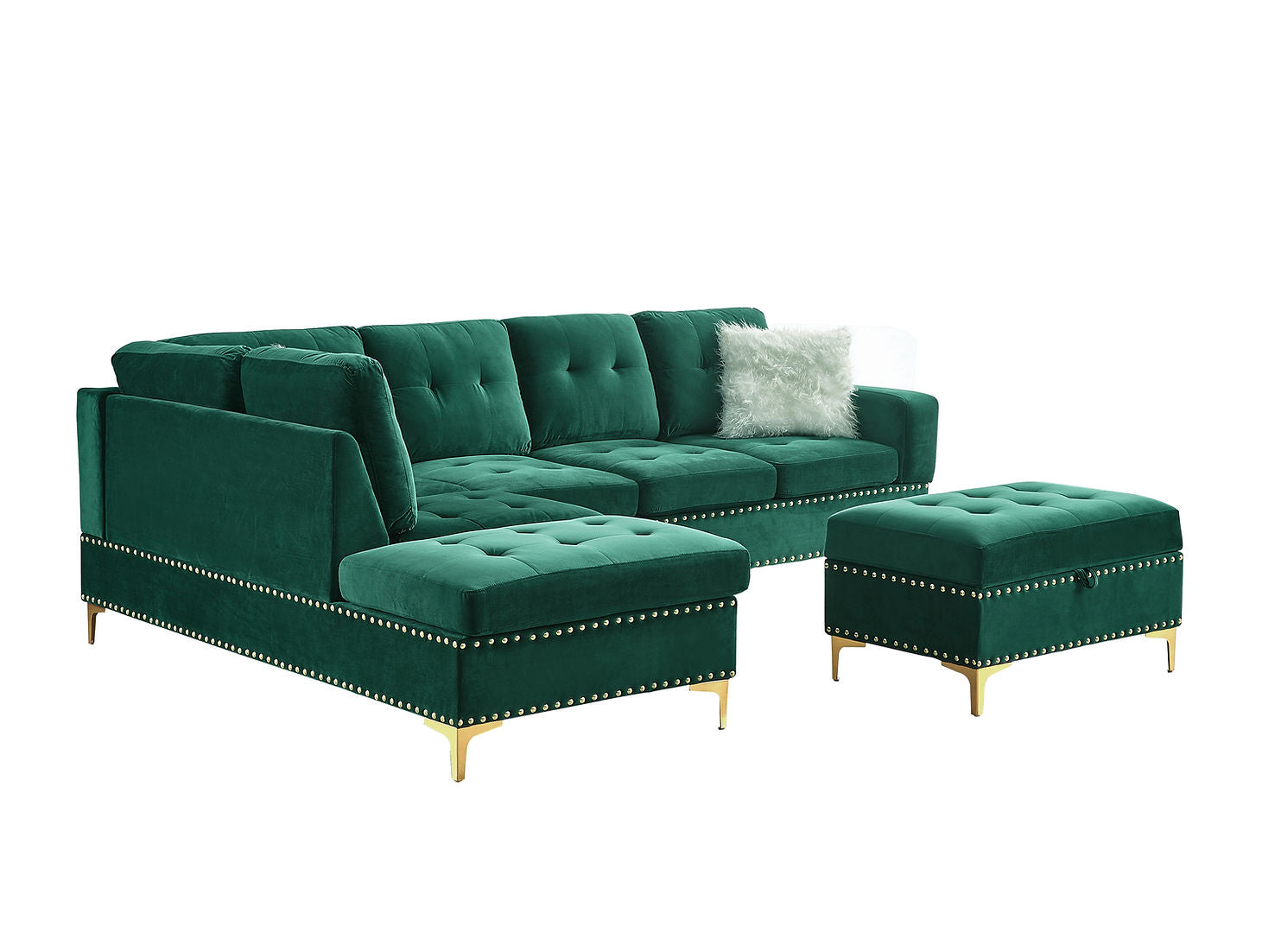 Joy Green Sectional