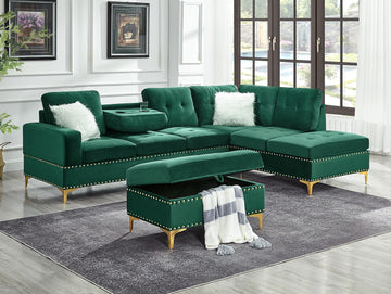 Joy Green Sectional