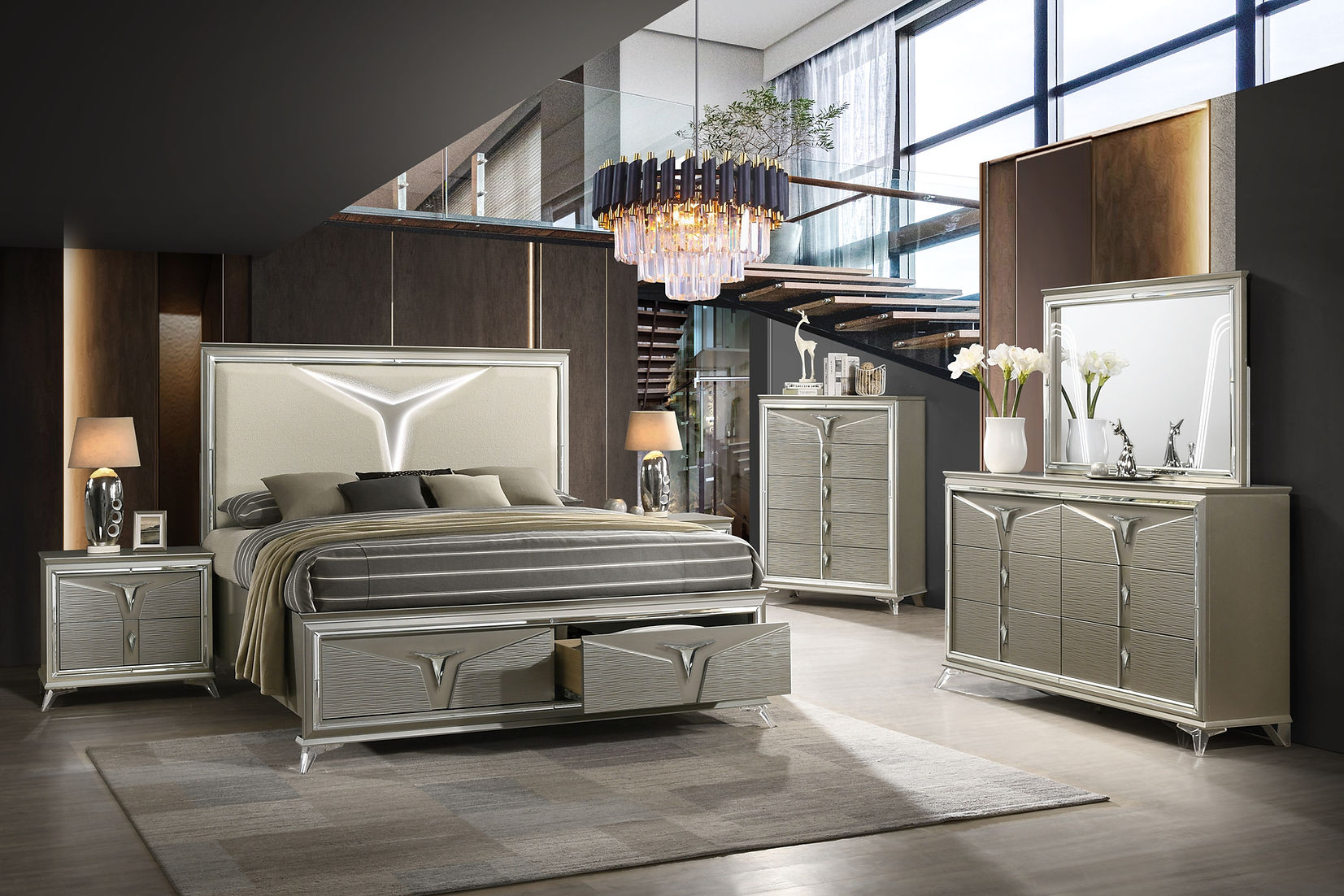 Zaya 5pc Queen bedroom set