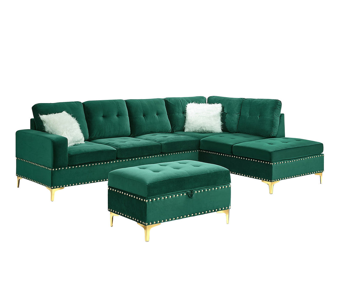 Joy Green Sectional