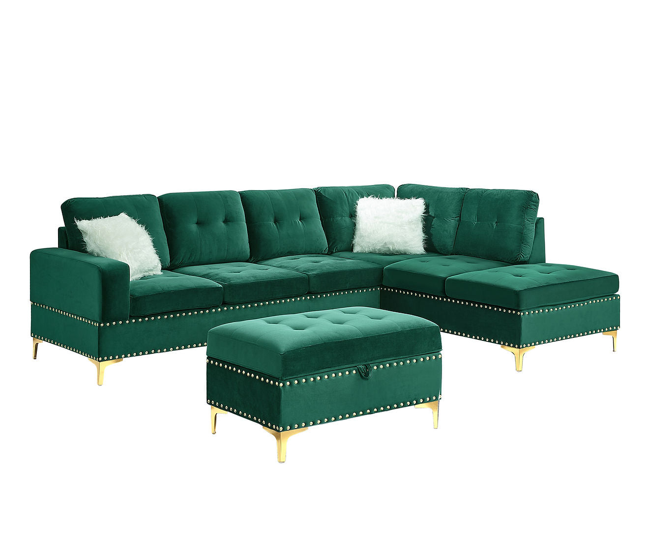 Joy Green Sectional