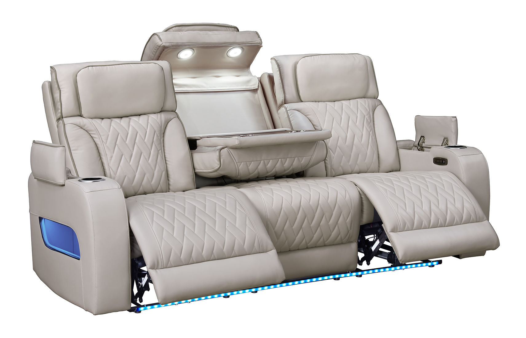 Skyline Sand 3pc Power Reclining Set