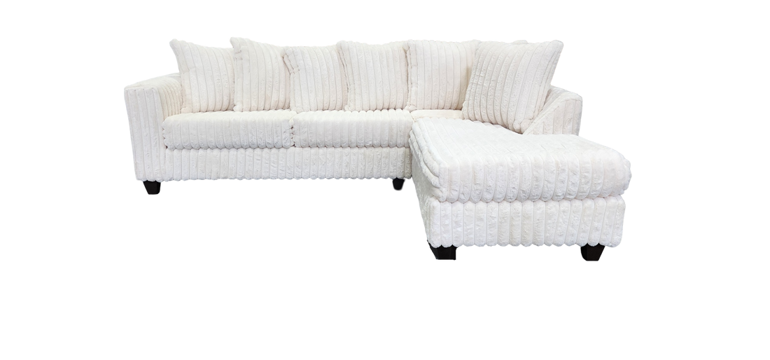 Soft Plush Corduroy Sectional (Colors available )