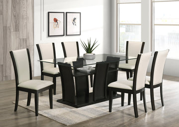 Empire HH Miami - White Dining Table + 6 Chair Set