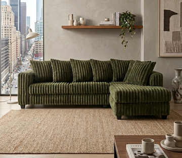 Empire Teddy Olive Green Sectional