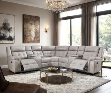 FLASH SALE Stone Reclining Sectional