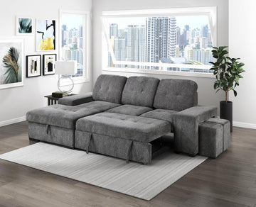 Empire Bryan Sectional With Pull-Out Bed