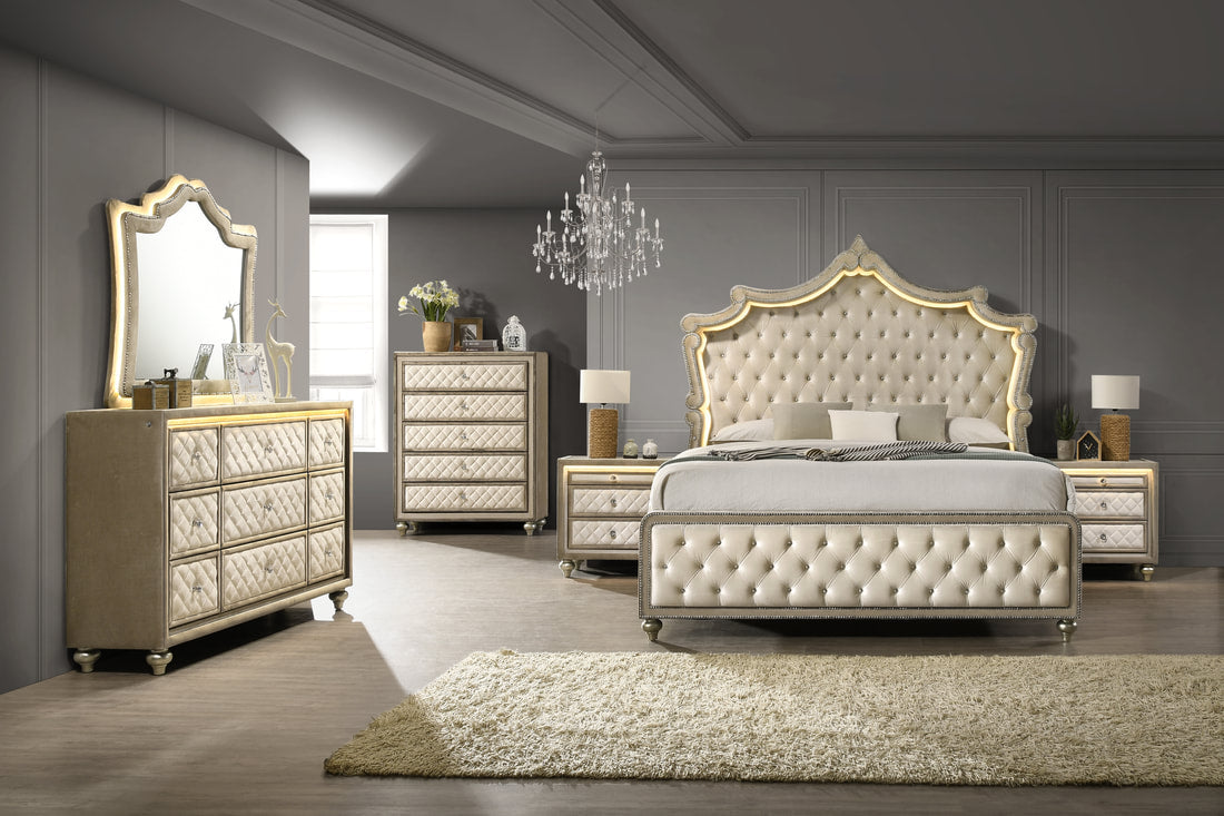 Empire Kingdom Gold Bedroom Set - Queen -King