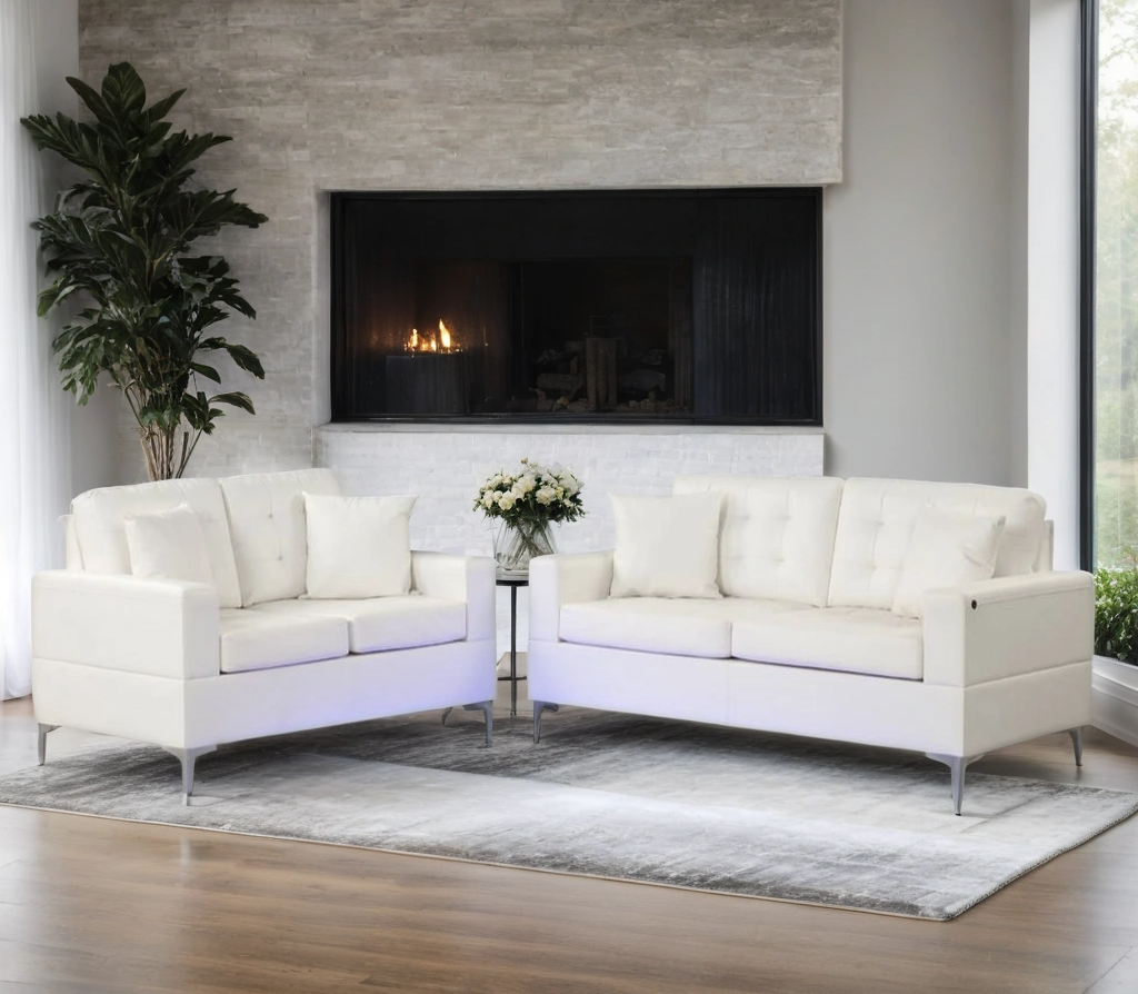 Sofa & Loveseat Set (LED LIGHTS)