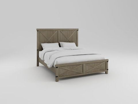  Color_Grey  Size_King  -- Bianca Panel Bed EXTERNAL_VIDEO 1