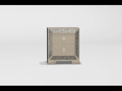  Furniture of America Loraine 2-Drawer Nightstand CM7195N EXTERNAL_VIDEO 1