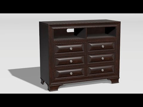  Furniture of America Brandt 6-Drawer Media Chest CM7302CH-TV EXTERNAL_VIDEO 1