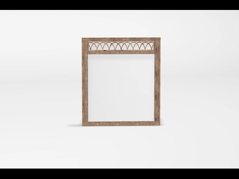  Furniture of America Zaragoza Dresser Mirror CM7585M EXTERNAL_VIDEO 1