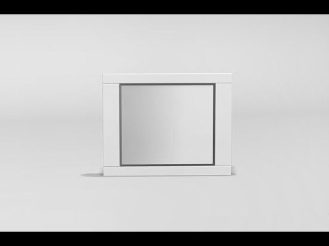  Furniture of America Clementine Dresser Mirror CM7201M EXTERNAL_VIDEO 1