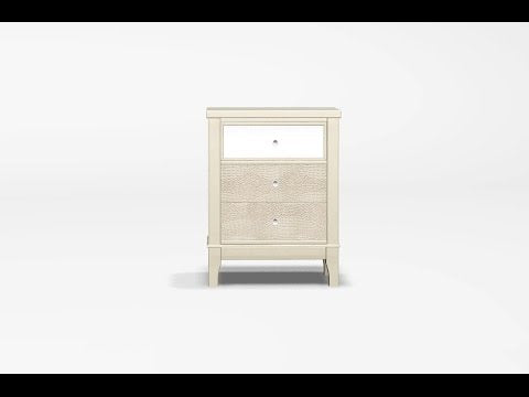  Furniture of America Adeline 3-Drawer Nightstand CM7282N EXTERNAL_VIDEO 1