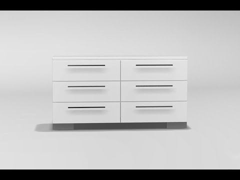  Furniture of America Clementine 6-Drawer Dresser CM7201D EXTERNAL_VIDEO 1