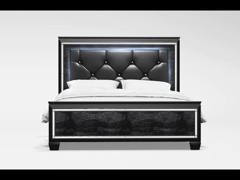  Color_Black  Size_Queen  -- Bellanova CM7979BK-Q Queen Bed EXTERNAL_VIDEO 1