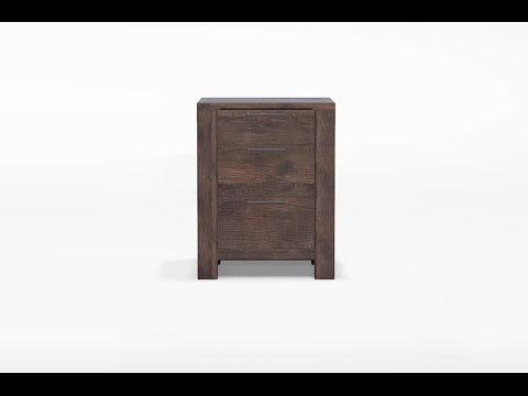  Furniture of America Hankinson 2-Drawer Nightstand CM7576N EXTERNAL_VIDEO 1