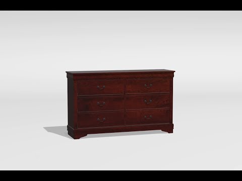  Furniture of America Louis Philippe CM7966CH-D Dresser EXTERNAL_VIDEO 1