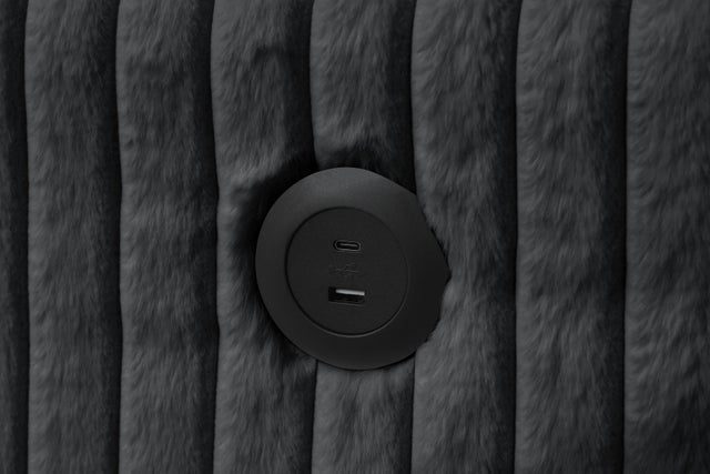 Empire Teddy Double Storage Chaise Sectional with Pull out Bed