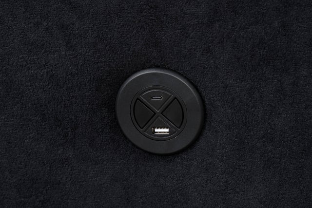 Empire Nina Black Performance Fabric Reclining Sofa Set