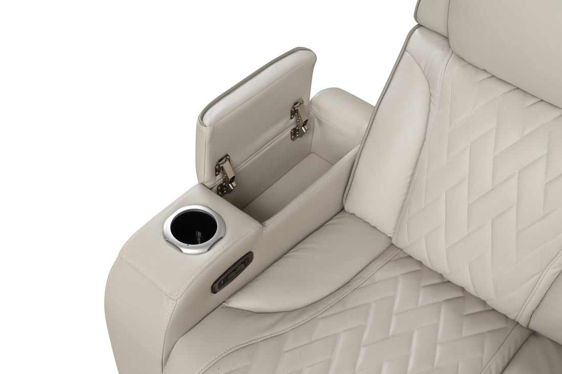 Lamine Power Reclining Sectional (Power Headrests)