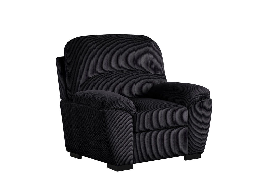 Empire Tiffany Black Corduroy Sofa Set (Copy)