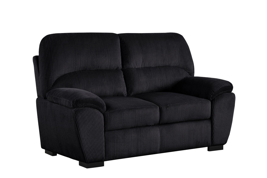 Empire Tiffany Black Corduroy Sofa Set (Copy)
