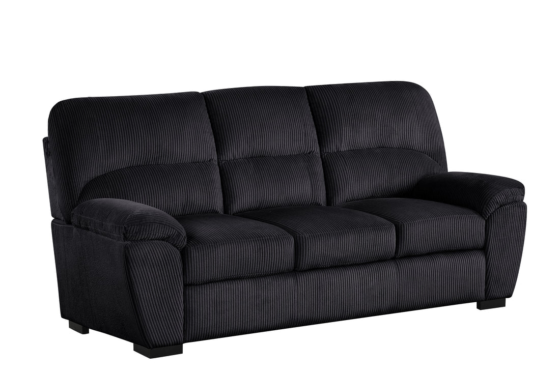 Empire Tiffany Black Corduroy Sofa Set (Copy)