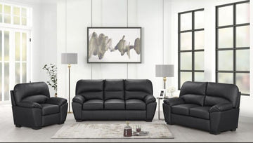 Empire Tiffany Black Sofa Set