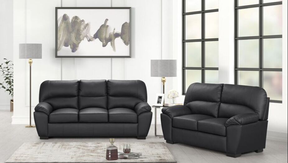 Empire Tiffany Black Sofa Set