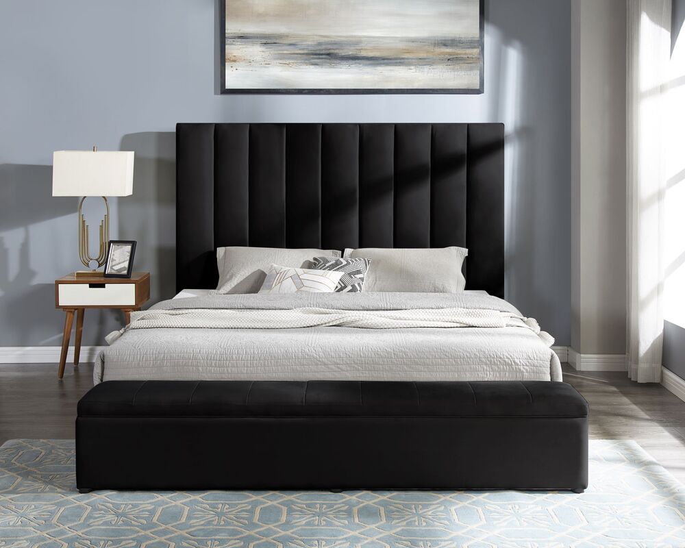 Sevilla Black Platform Bed