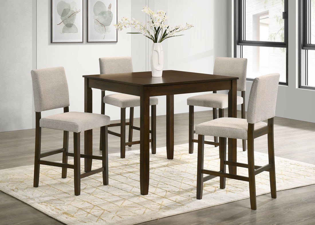 Aurora 2 Pub 5pc Dining Set